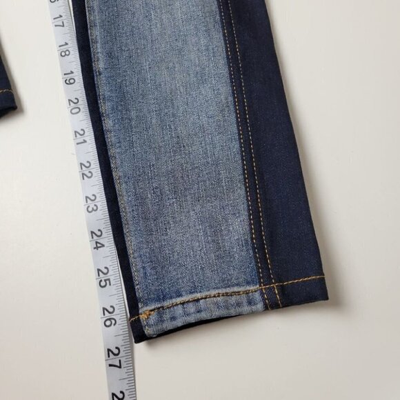 CURRENT/ELLIOTT The Mashed High Waisted Stiletto Jeans 25 - Picture 10 of 11